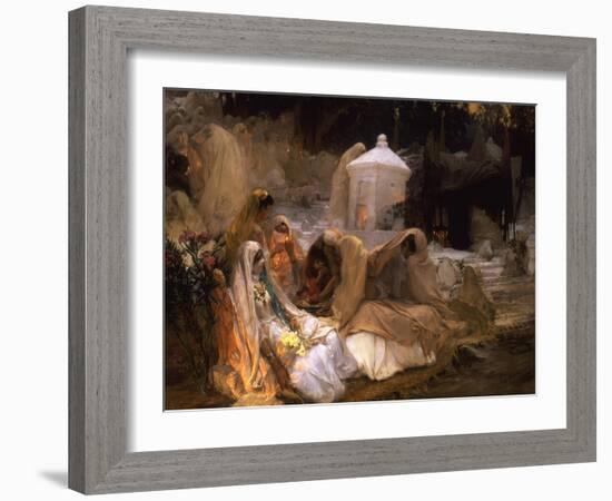 Day of the Prophet at Oued-El-Kebir-Frederick Arthur Bridgman-Framed Giclee Print