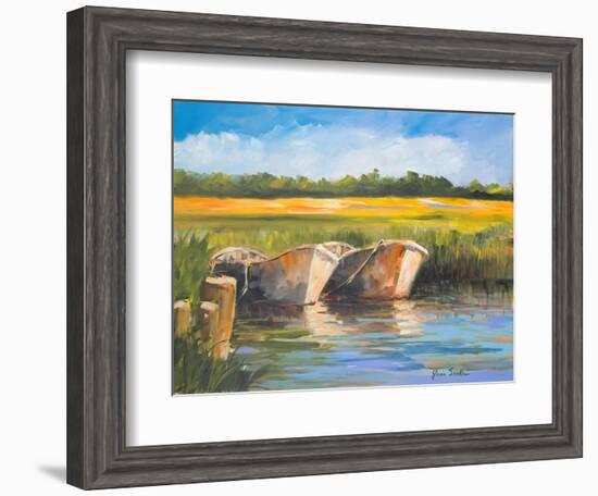 Day on the Lake-Jane Slivka-Framed Art Print