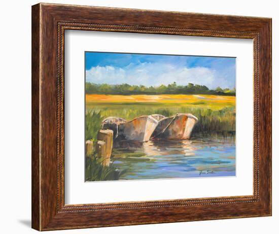 Day on the Lake-Jane Slivka-Framed Art Print