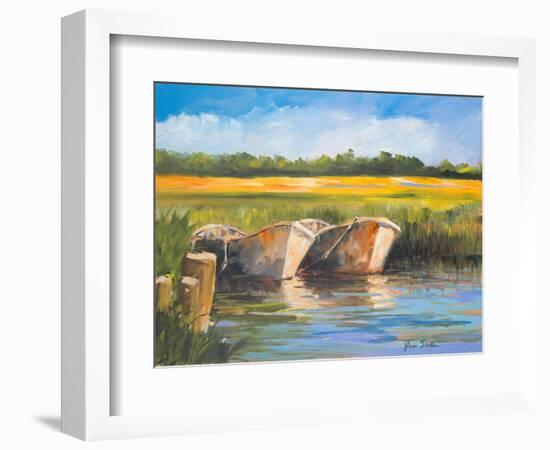 Day on the Lake-Jane Slivka-Framed Art Print