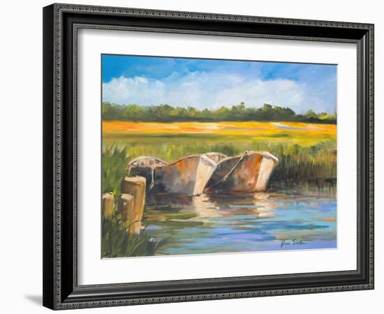 Day on the Lake-Jane Slivka-Framed Art Print