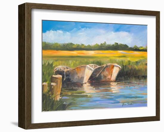 Day on the Lake-Jane Slivka-Framed Premium Giclee Print