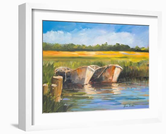 Day on the Lake-Jane Slivka-Framed Premium Giclee Print