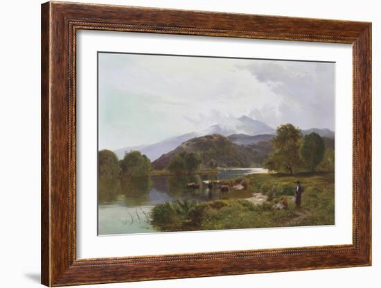 Day on the River, North Wales-Sidney Richard Percy-Framed Giclee Print