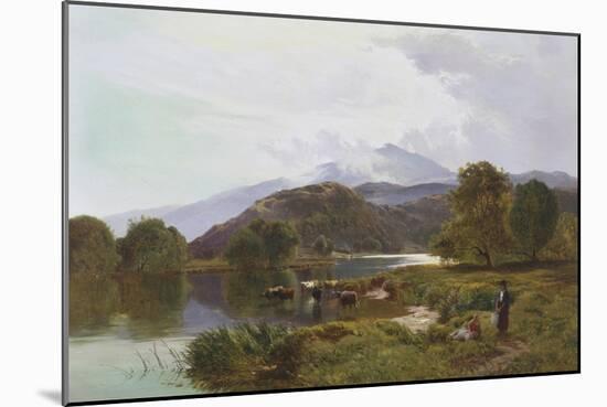 Day on the River, North Wales-Sidney Richard Percy-Mounted Giclee Print