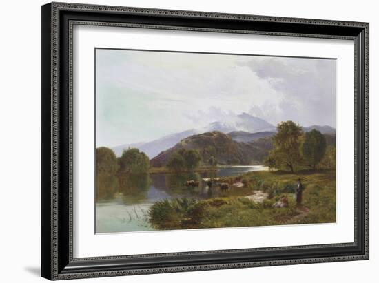 Day on the River, North Wales-Sidney Richard Percy-Framed Giclee Print