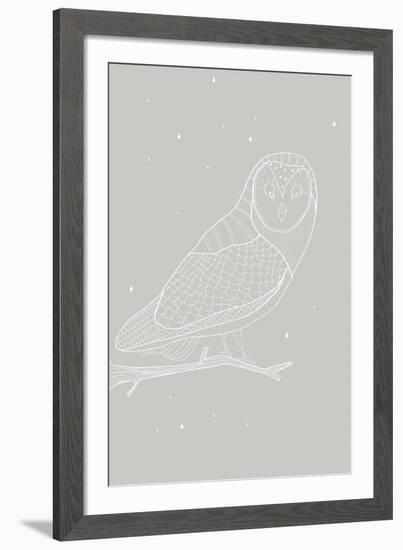 Day Owl-Myriam Tebbakha-Framed Giclee Print