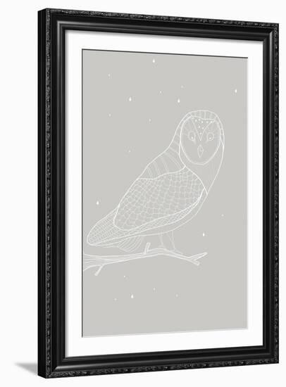 Day Owl-Myriam Tebbakha-Framed Giclee Print