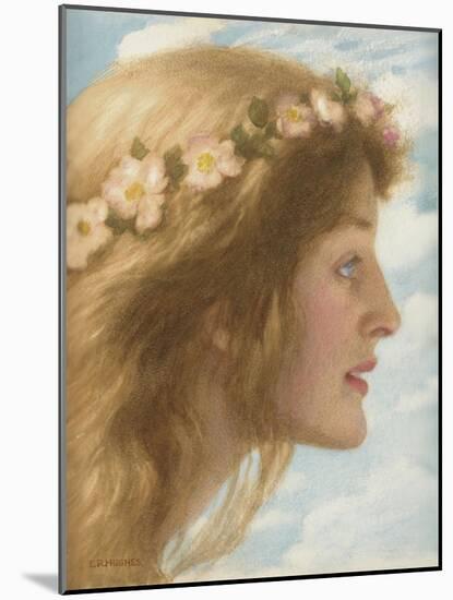 Day (Pencil and Watercolour)-Edward Robert Hughes-Mounted Giclee Print