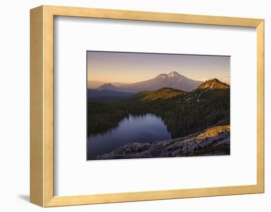 Day's End at Castle Lake Overlook Mount Shasta Northern California-Vincent James-Framed Photographic Print