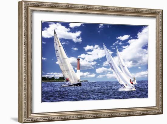 Day Sailing I-Alan Hausenflock-Framed Photographic Print