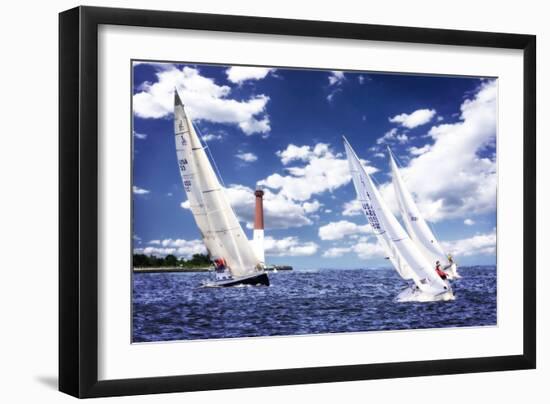 Day Sailing I-Alan Hausenflock-Framed Photographic Print