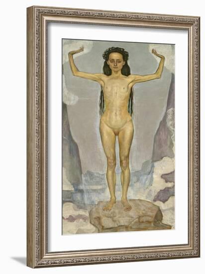 Day (Truth), 1896-98-Ferdinand Hodler-Framed Giclee Print