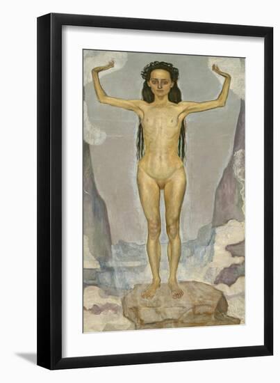 Day (Truth), 1896-98-Ferdinand Hodler-Framed Giclee Print