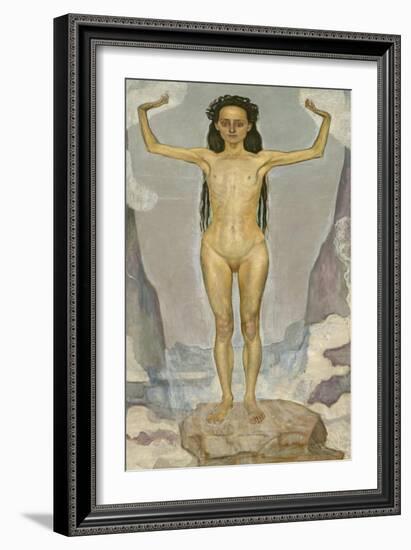 Day (Truth), 1896-98-Ferdinand Hodler-Framed Giclee Print