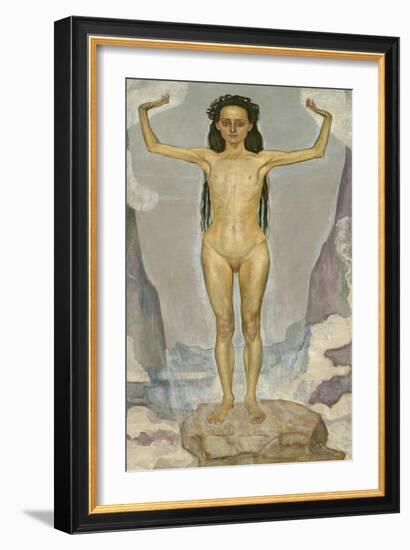 Day (Truth), 1896-98-Ferdinand Hodler-Framed Giclee Print