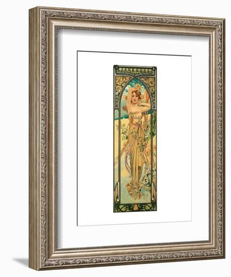 Day-Alphonse Mucha-Framed Premium Giclee Print