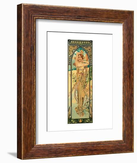 Day-Alphonse Mucha-Framed Premium Giclee Print