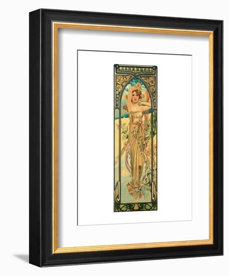 Day-Alphonse Mucha-Framed Premium Giclee Print