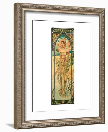 Day-Alphonse Mucha-Framed Premium Giclee Print