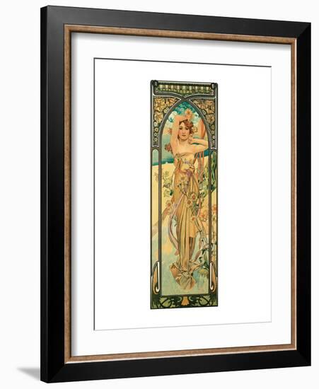 Day-Alphonse Mucha-Framed Premium Giclee Print