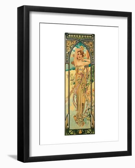 Day-Alphonse Mucha-Framed Premium Giclee Print