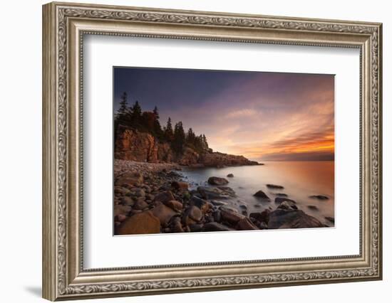 Daybreak, Monument Cove-Michael Hudson-Framed Art Print