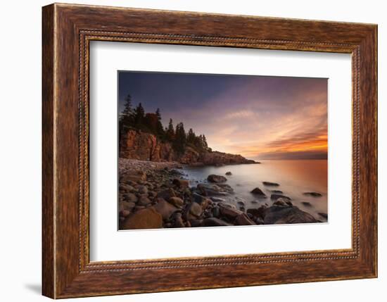 Daybreak, Monument Cove-Michael Hudson-Framed Art Print