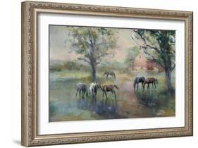 Daybreak on the Farm Crop II-Marilyn Hageman-Framed Art Print
