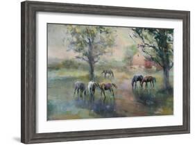 Daybreak on the Farm Crop II-Marilyn Hageman-Framed Art Print