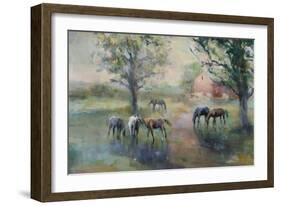 Daybreak on the Farm Crop II-Marilyn Hageman-Framed Art Print