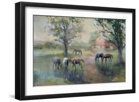 Daybreak on the Farm Crop II-Marilyn Hageman-Framed Art Print