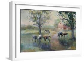 Daybreak on the Farm Crop II-Marilyn Hageman-Framed Art Print