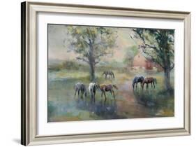 Daybreak on the Farm Crop II-Marilyn Hageman-Framed Art Print