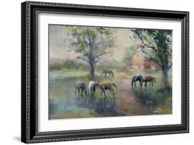 Daybreak on the Farm Crop II-Marilyn Hageman-Framed Art Print