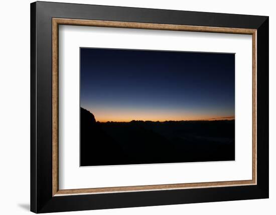 Daybreak, the Magical First Light About the Karwendel, View of Schüsselkarspitze in Wetterstein Ran-Rolf Roeckl-Framed Photographic Print