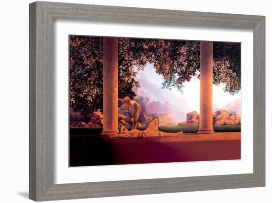 Daybreak-Maxfield Parrish-Framed Art Print