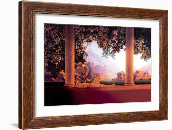 Daybreak-Maxfield Parrish-Framed Art Print