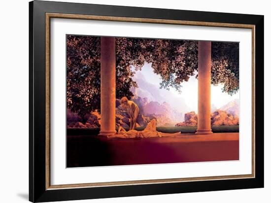 Daybreak-Maxfield Parrish-Framed Art Print