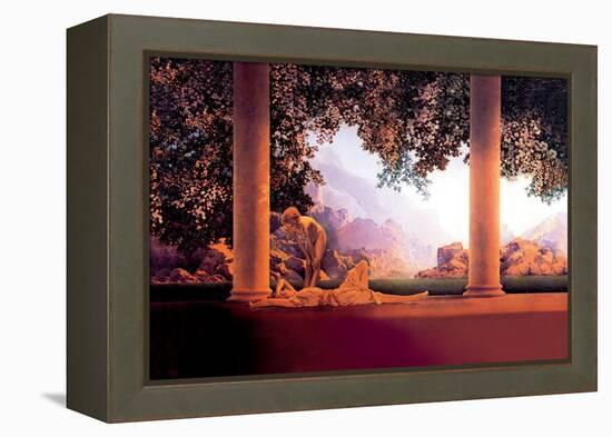 Daybreak-Maxfield Parrish-Framed Stretched Canvas