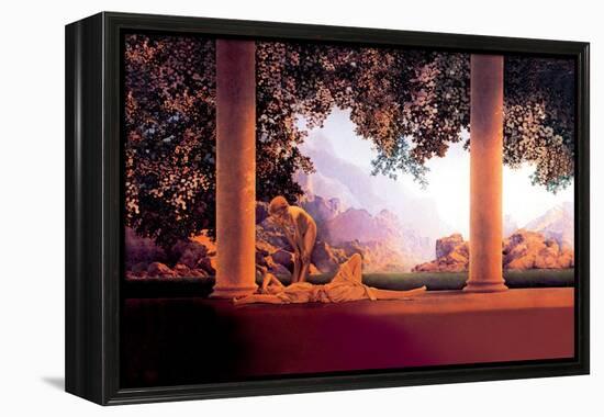 Daybreak-Maxfield Parrish-Framed Stretched Canvas