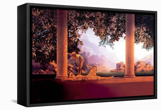 Daybreak-Maxfield Parrish-Framed Stretched Canvas