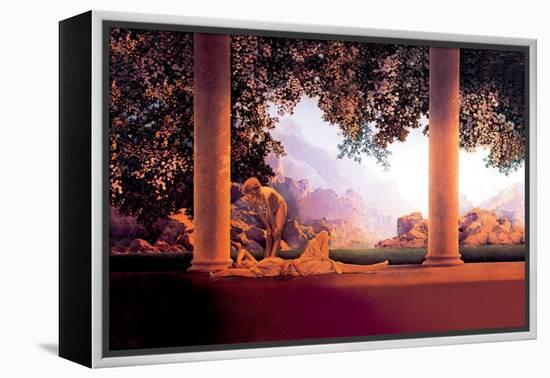 Daybreak-Maxfield Parrish-Framed Stretched Canvas