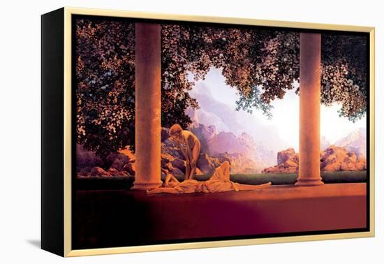 Daybreak-Maxfield Parrish-Framed Stretched Canvas