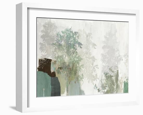 Daydream Teal I-null-Framed Art Print