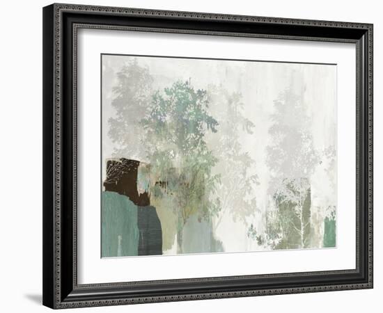 Daydream Teal I-null-Framed Art Print