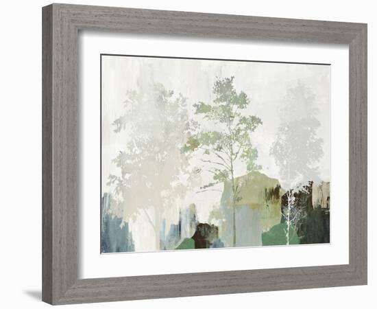 Daydream Teal II-null-Framed Art Print