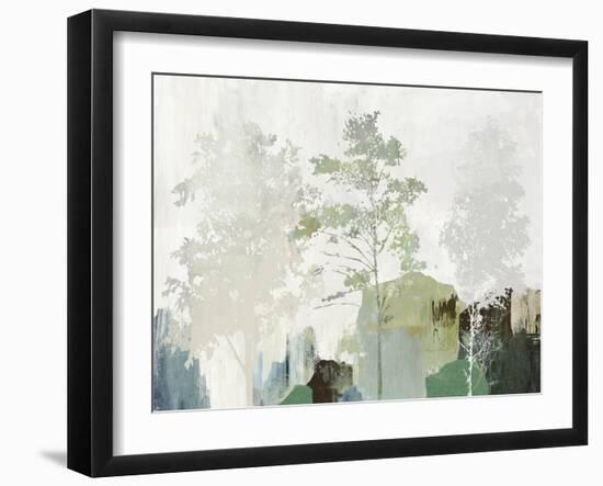 Daydream Teal II-null-Framed Art Print