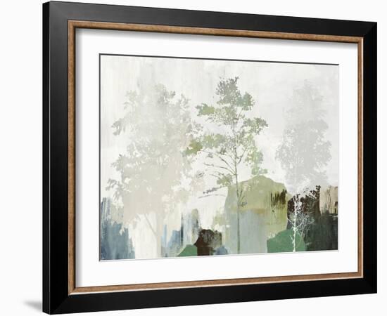 Daydream Teal II-null-Framed Art Print