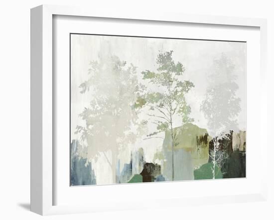 Daydream Teal II-null-Framed Art Print